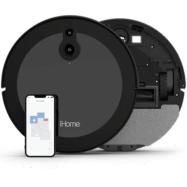 iHome AutoVac Luna 2-in-1 Robot Vacuum 